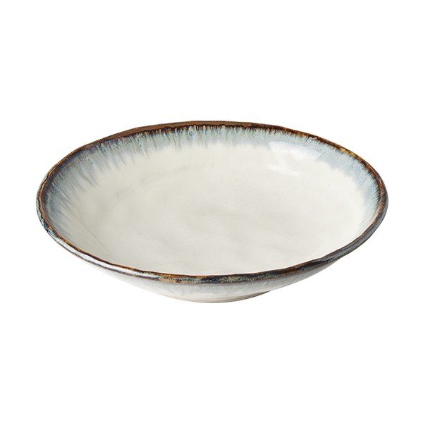 Piatto fondo in ceramica bianca, ø 24 cm Aurora - MIJ
