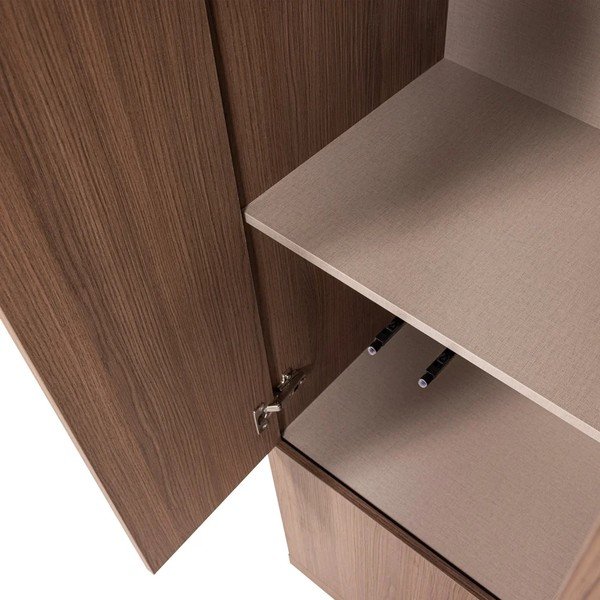 Mobile componibile colore naturale scuro 54x215 cm Build – WOOOD-image-4