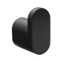 Gancio a parete in ottone nero opaco Flori - Sapho