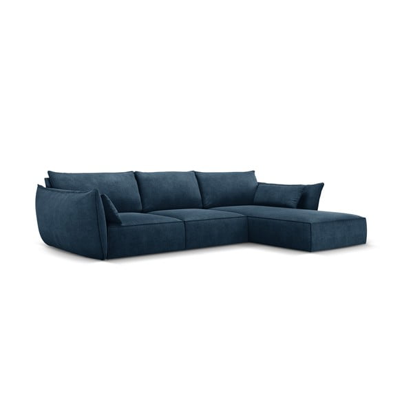 Divano angolare blu scuro (angolo destro) Vanda - Mazzini Sofas-image-2