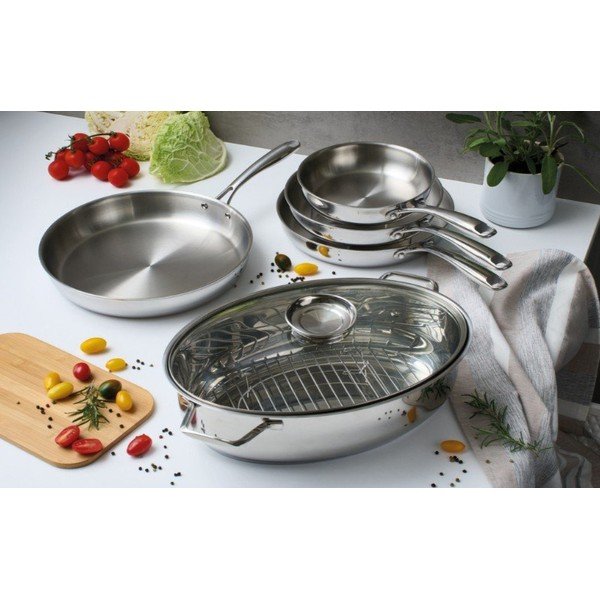 Padella in acciaio inox ø 32 cm – Brandani-image-1