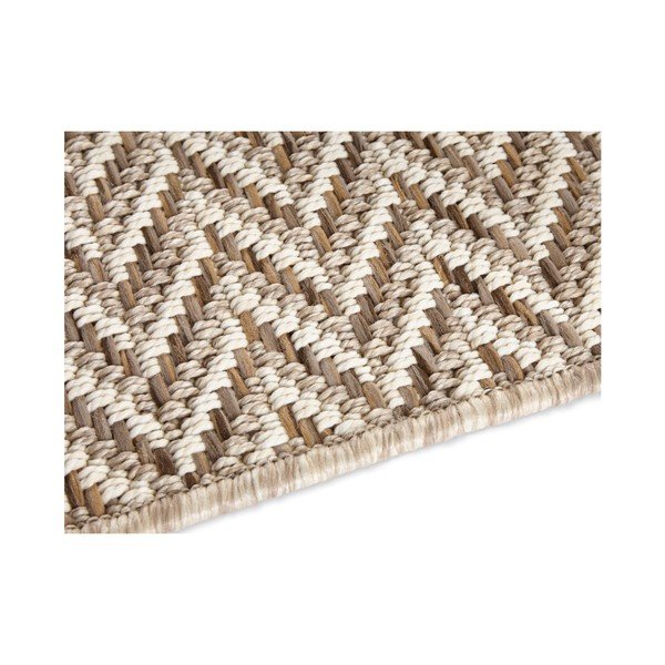 Tappeto da esterno crema Caen, 160 x 230 cm Brave - Elle Decoration-image-4