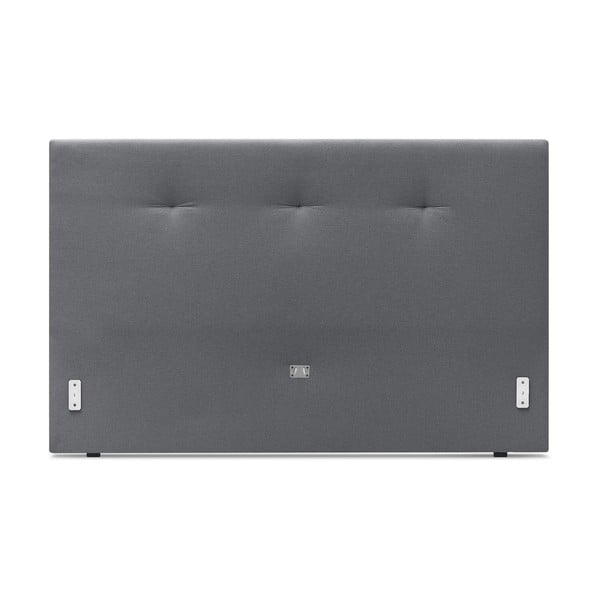 Letto matrimoniale imbottito grigio con griglia 180x200 cm Tory - Bobochic Paris-image-3