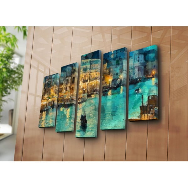 Dipinti in set da 5 pezzi Venice - Wallity-image-3