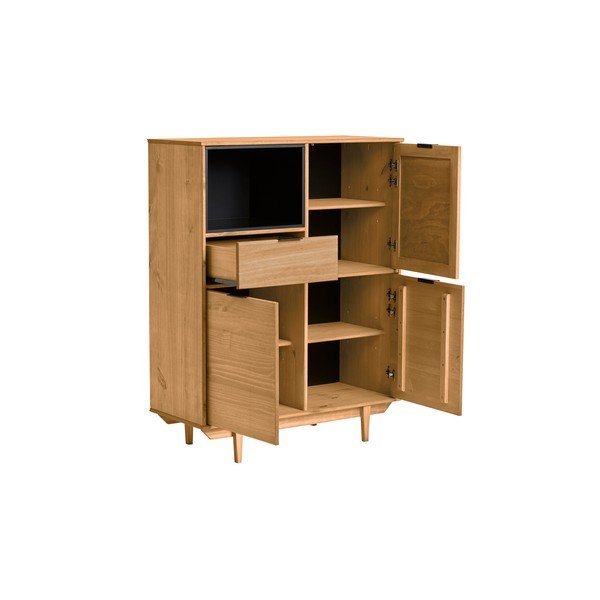 Cassettiera in legno di pino Dakar - Marckeric-image-4