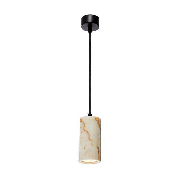 Lampadario color crema con paralume in marmo ø 6,5 cm Selma – Opviq lights