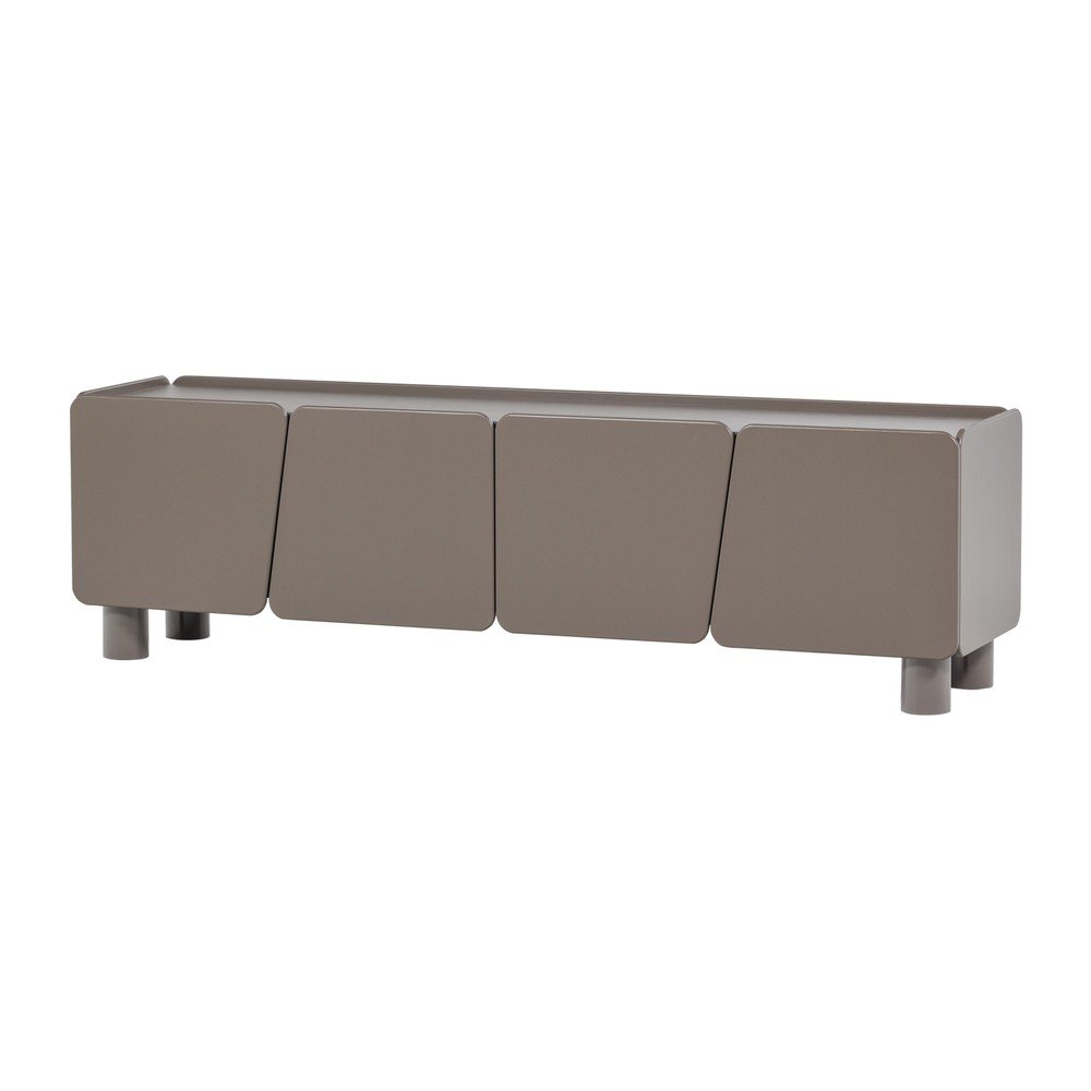 Mobile TV marrone in pino massiccio 200x58x45 cm Root – WOOOD | Mobili TV