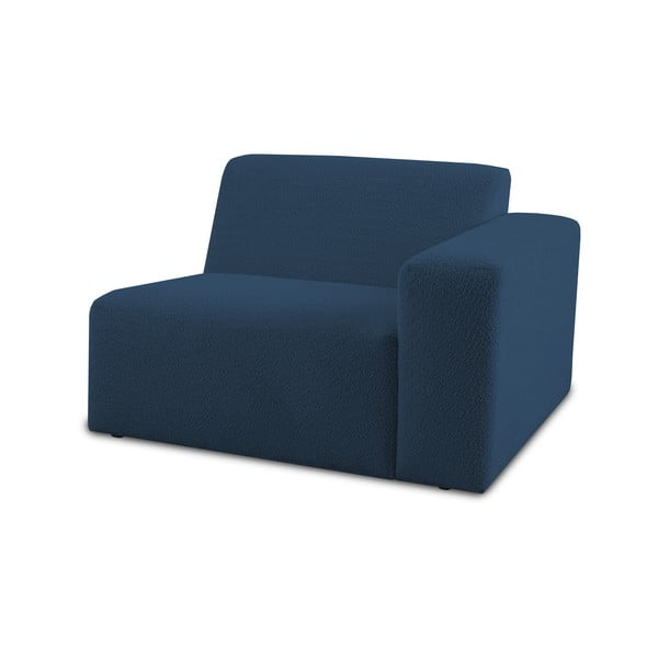 Modulo divano in bouclé blu scuro (angolo destro) Roxy - Scandic-image-1