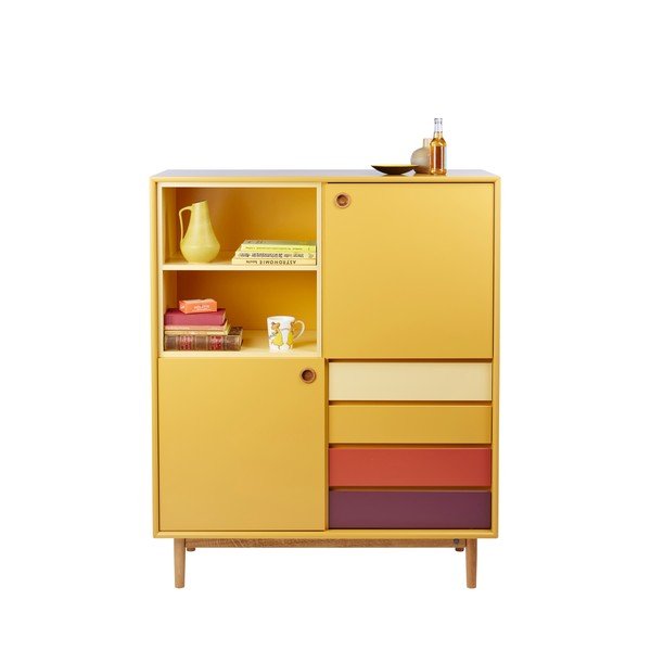 Cassettiera giallo senape , 114 x 137 cm Color Box - Tom Tailor-image-2