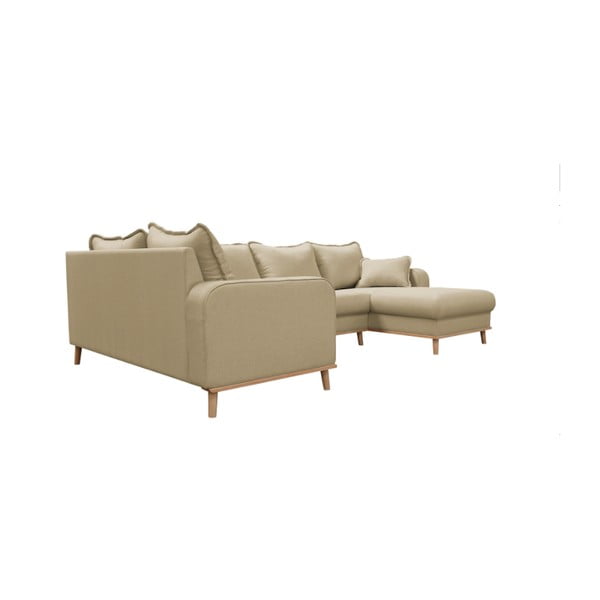 Divano angolare beige (angolo destro) Beata - Ropez-image-3