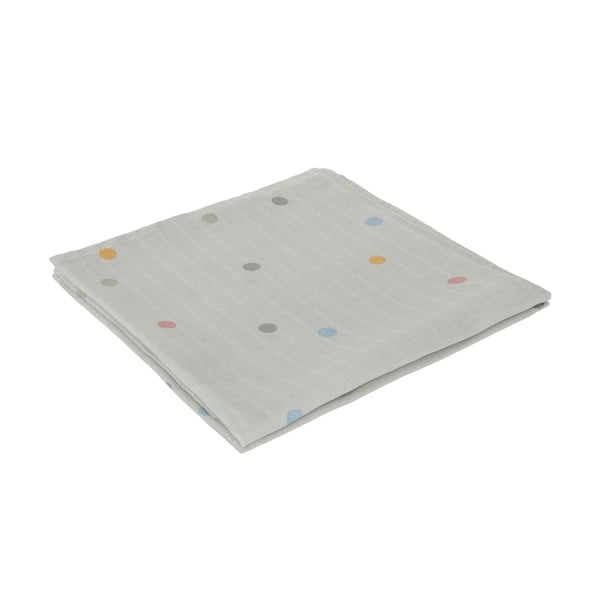 Set di 2 pannolini in mussola grigia Dots, 70 x 70 cm - Kindsgut