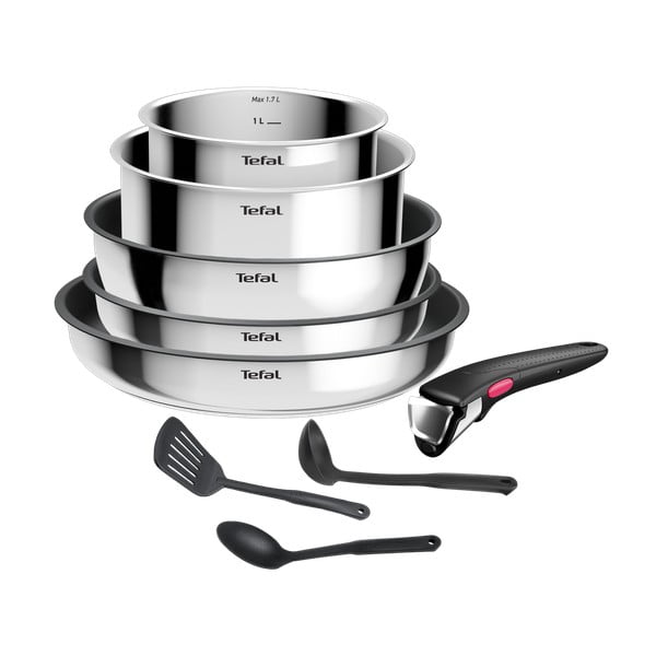 Set di pentole in alluminio 9 pezzi INGENIO Cook Eat L881S904 - Tefal