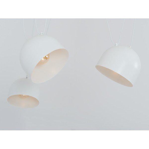 Lampada a sospensione bianca con paralume in metallo 250x250 cm Popo - CustomForm-image-3
