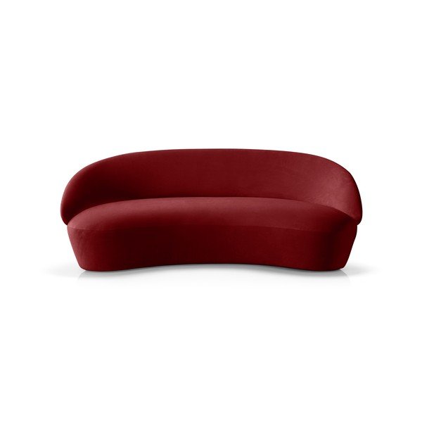 Divano in velluto rosso , 214 cm Naïve - EMKO
