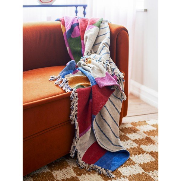 Coperta in misto cotone 130x160 cm Artista – Bloomingville-image-3