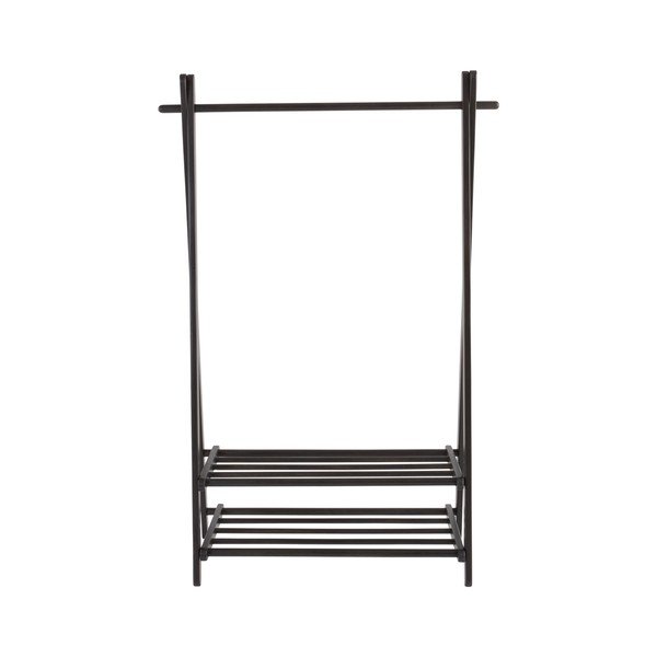 Stand appendiabiti nero in pino massiccio 100x150x41 cm Cole – Jotex-image-4
