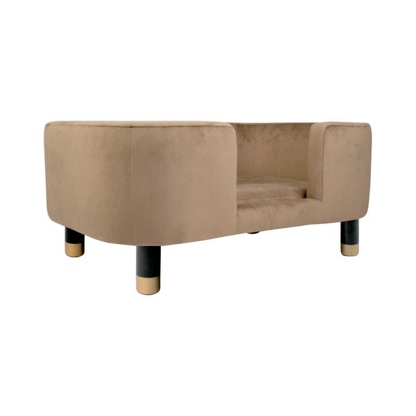 Letto per animali domestici in velluto beige Royal - Leitmotiv
