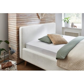Letto matrimoniale imbottito bianco 180x200 cm Mattis - Meise Möbel