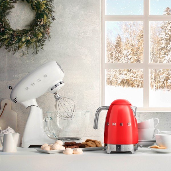 Bollitore rosso in acciaio inox 1,7 l 50's Retro Style – SMEG-image-2