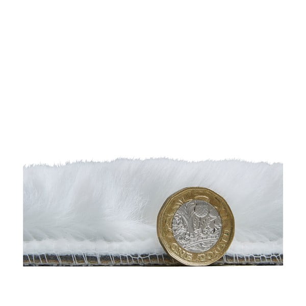 Tappeto bianco , 60 x 120 cm Teddy - Think Rugs-image-4