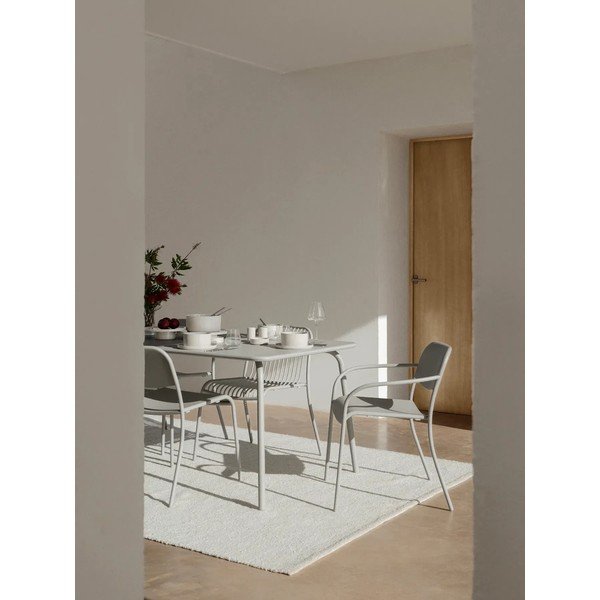 Tavolo da pranzo da giardino in metallo 90x180 cm Yua – Blomus-image-3
