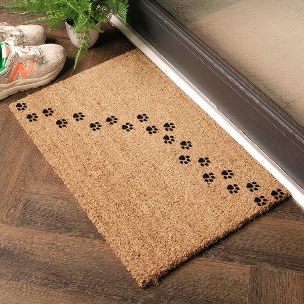 Zerbino in fibre di cocco 40x60 cm Paw Prints – Artsy Doormats-image-1