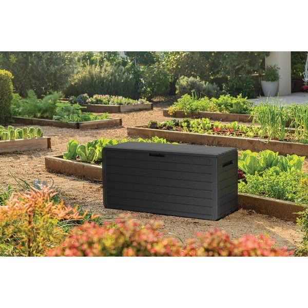 Contenitore da giardino grigio scuro in plastica Atlas – Keter-image-1