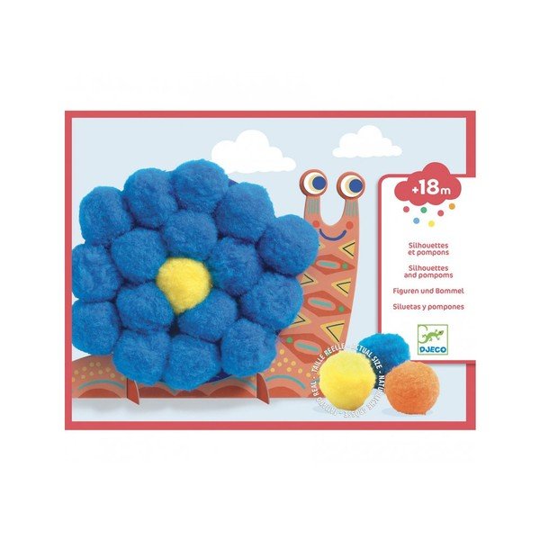 Set creativo Pom Poms - Djeco-image-1