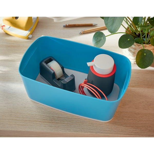 Scatola portaoggetti blu con coperchio MyBox - Leitz-image-1