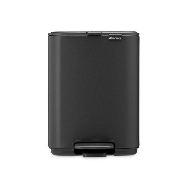 Cestino per la spazzatura grigio scuro in acciaio con pedale 4 l Bo – Brabantia-image-2