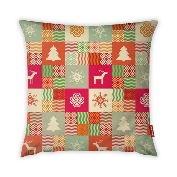 Povlak na polštář Vitaus Christmas Period Playful Pattern II, 43 x 43 cm