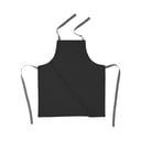Grembiule da cucina in cotone nero - Tiseco Home Studio