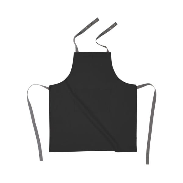 Grembiule da cucina in cotone nero - Tiseco Home Studio