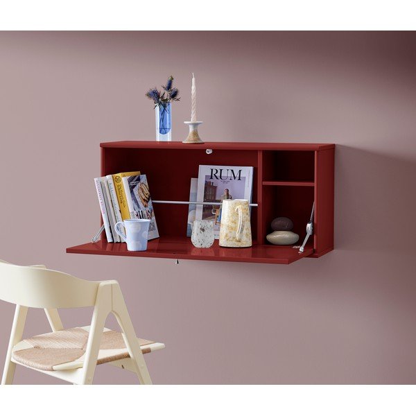 Tavolo da parete rosso 053 Mistral - Hammel Furniture-image-1