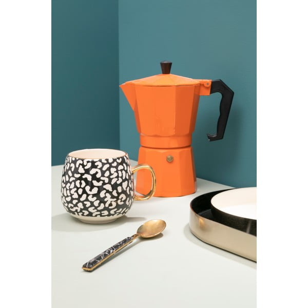 Set di 2 tazze in gres nero-oro da 330 ml London - Premier Housewares-image-1