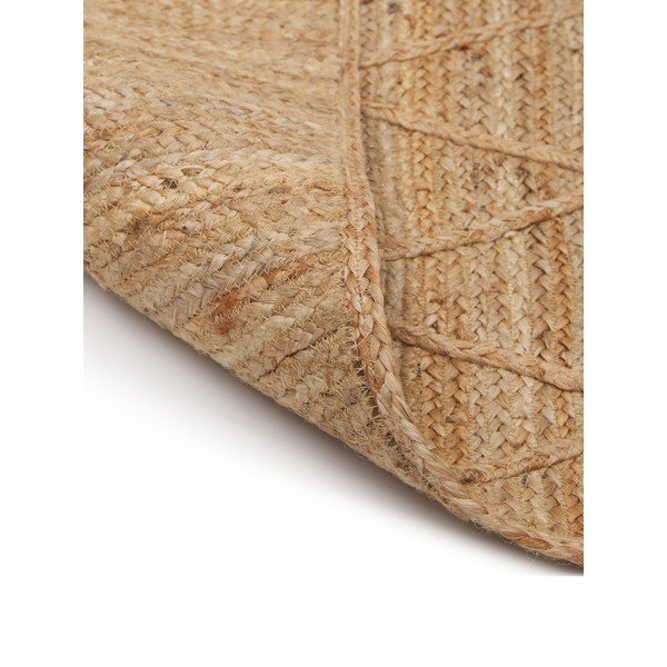 Tappeto di colore naturale in iuta tessuto a mano 80x150 cm Jason – Westwing Collection-image-3