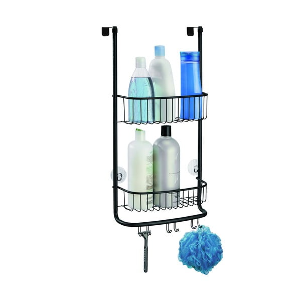 Organizer nero da appendere per bagno 30 x 65 cm Forma - iDesign-image-2
