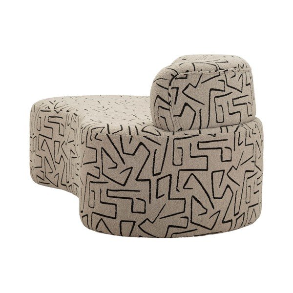 Divano beige con rivestimento in bouclé 176 cm Nairobi – Mauro Ferretti-image-3