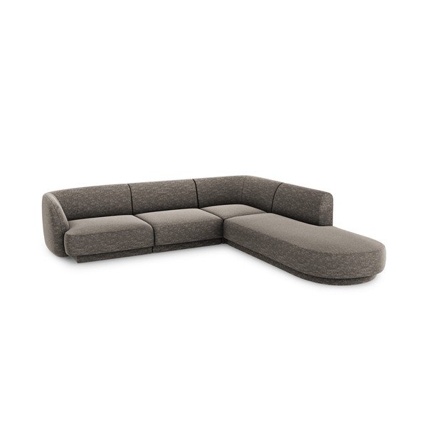 Divano angolare grigio (angolo destro) Miley - Micadoni Home-image-3