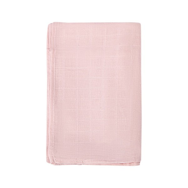 Coperta per neonato in cotone rosa 120x120 cm Bebemarin - Mijolnir