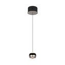 Lampadario LED nero e argentato ø 15,5 cm Orbit – Trio Select