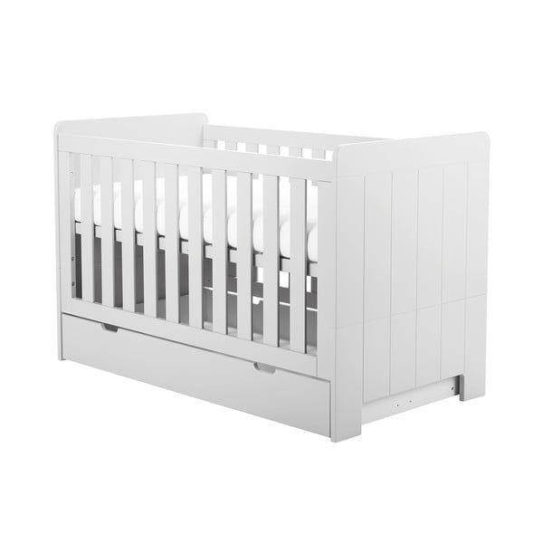 Lettino variabile bianco, 140 x 70 cm Calmo - Pinio-image-1