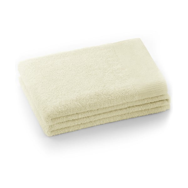 Asciugamano in spugna di cotone crema 70x140 cm Amari - AmeliaHome