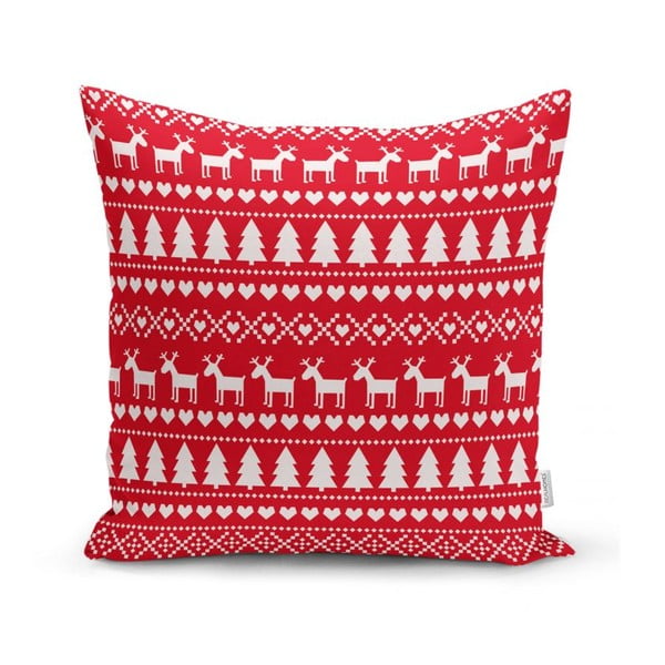 Set di 4 federe natalizie e runner da tavola Natale - Minimalist Cushion Covers-image-1