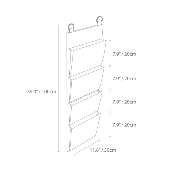 Organizzatore da appendere beige Appendere - Bigso Box of Sweden-image-3
