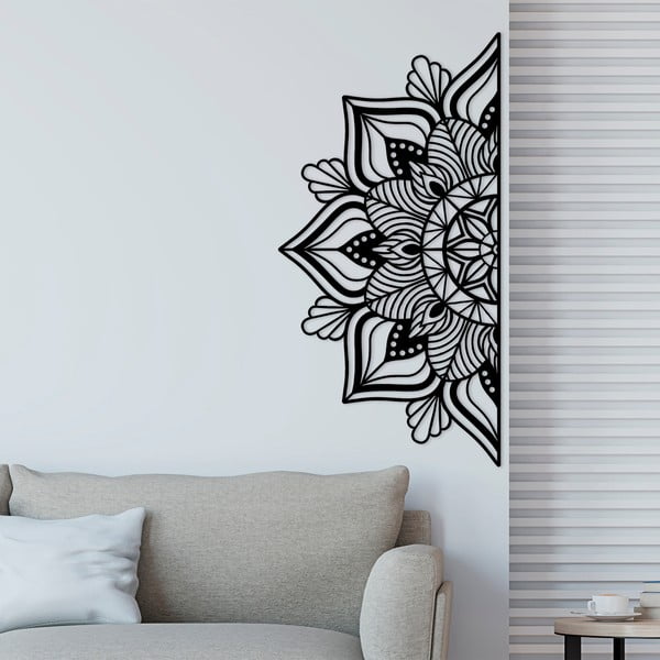 Decorazione murale in metallo 118x59 cm Mandala - Wallity-image-2