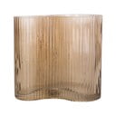 Vaso in vetro marrone Allure Wave - PT LIVING