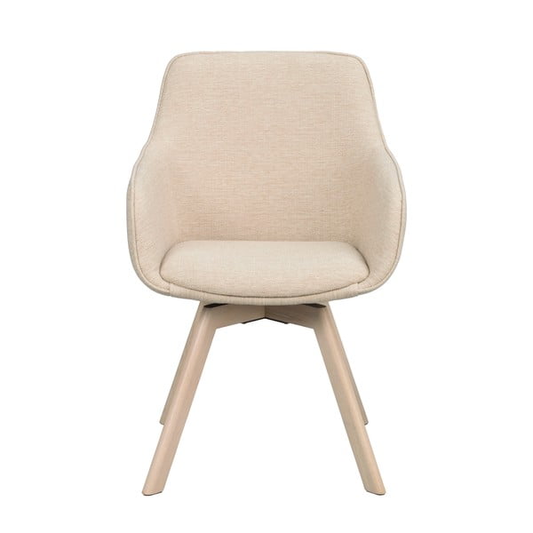 Set di sedie da pranzo beige in imbottito 2 pz Alison – Rowico-image-2