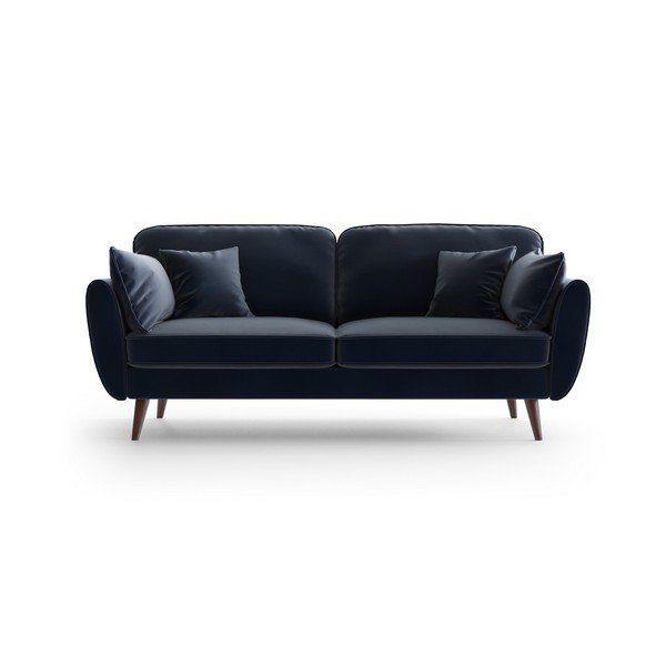 Divano in velluto blu scuro Auteuil - My Pop Design