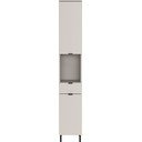 Mobile per bagno color crema alto e stretto 30x190 cm Arcena – Germania